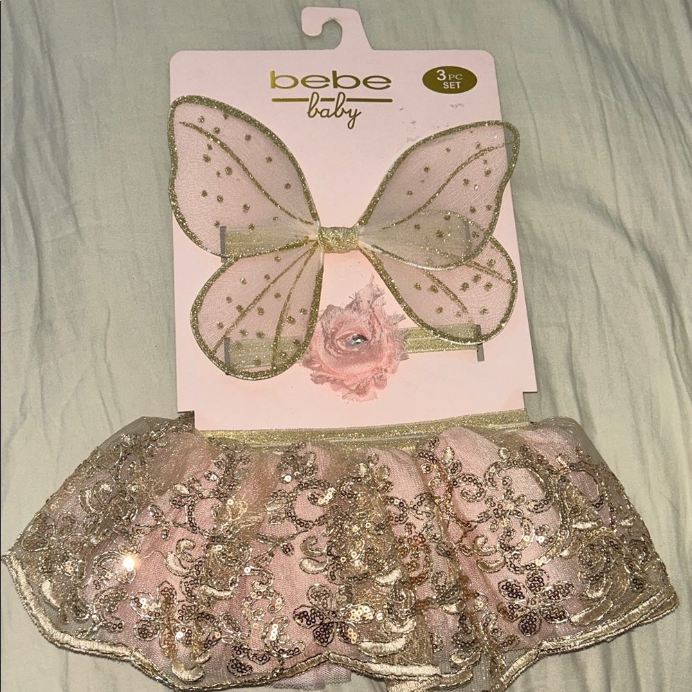 Pink and Gold Kids Accessory Set